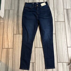 a.n.a High Rise Dark Blue Jeans